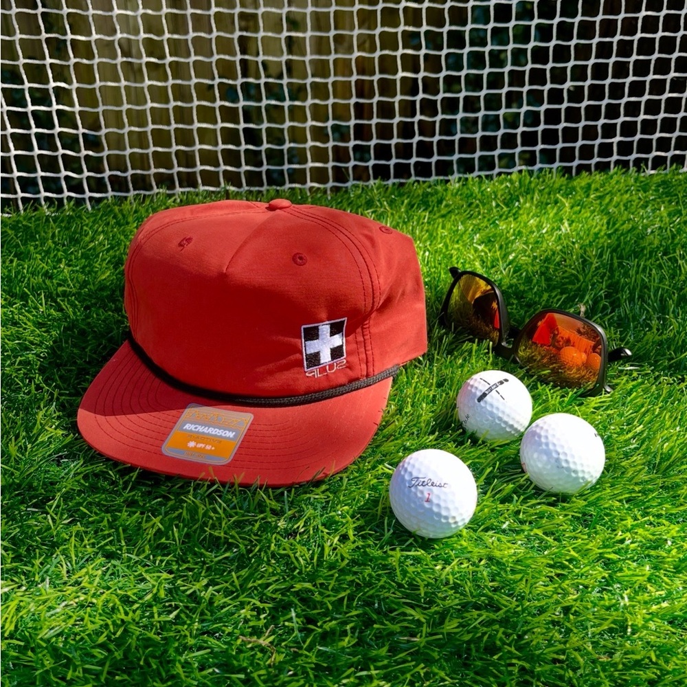 Brick Red Flat brim Hat so 🔥